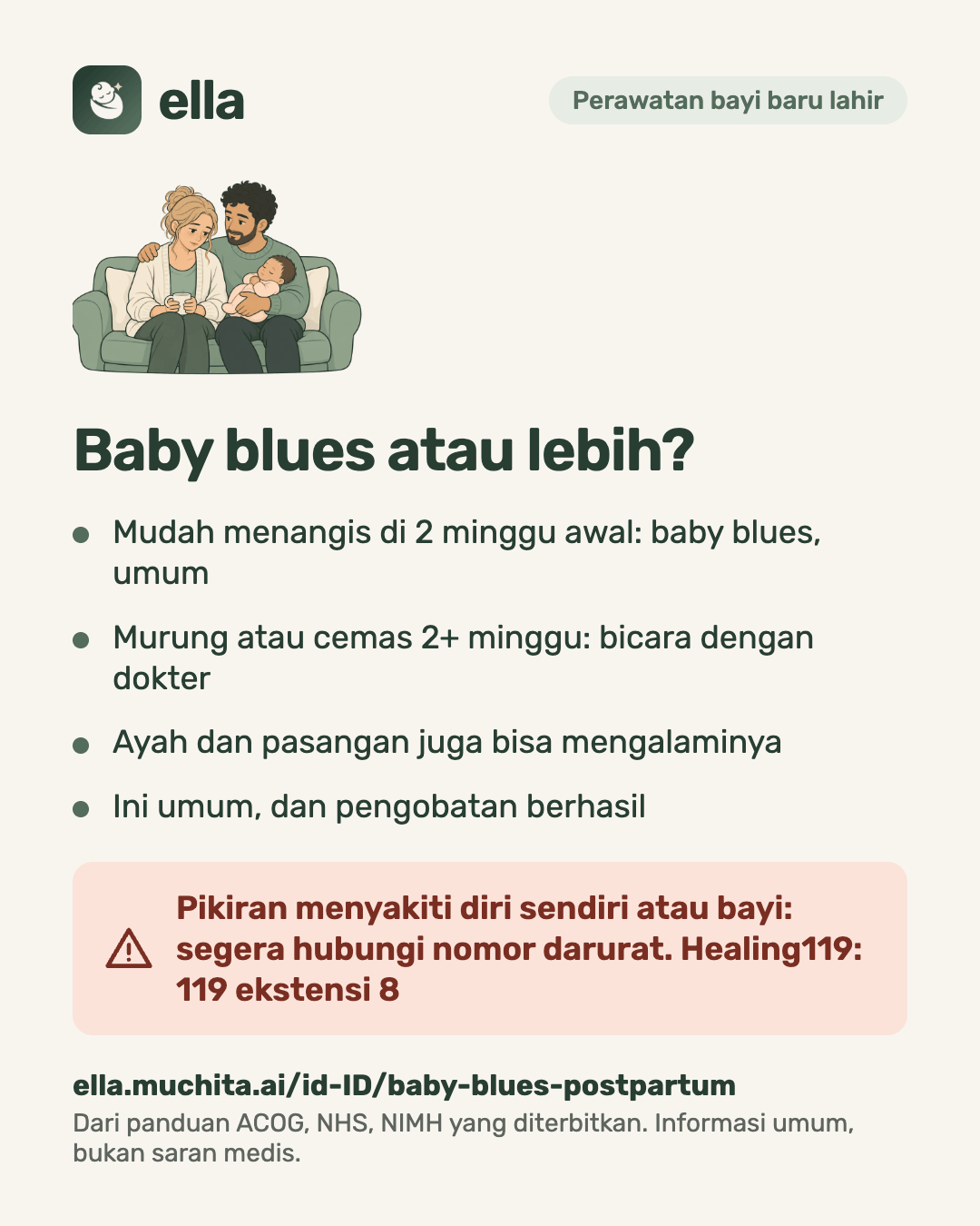 Baby blues atau lebih?
