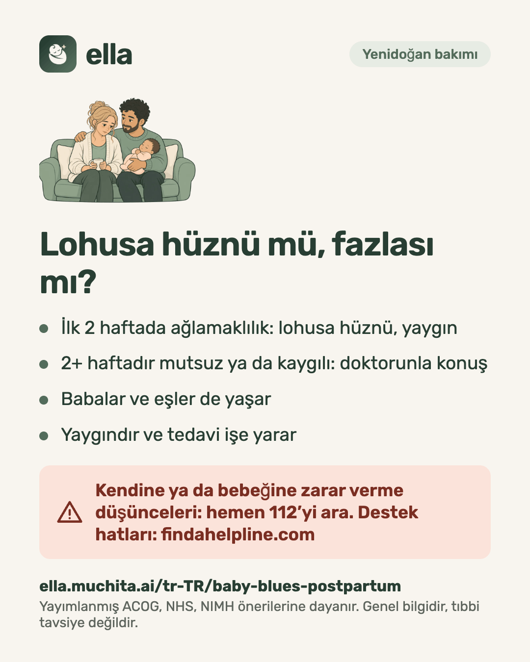 Lohusa hüznü mü, fazlası mı?