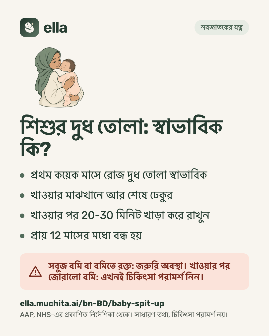শিশুর দুধ তোলা: স্বাভাবিক কি?