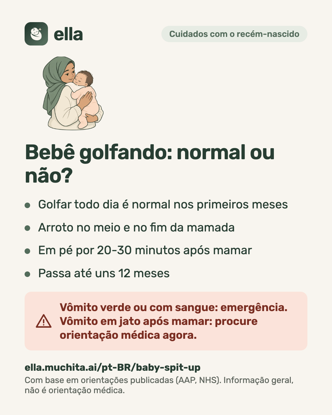 Bebê golfando: normal ou não?