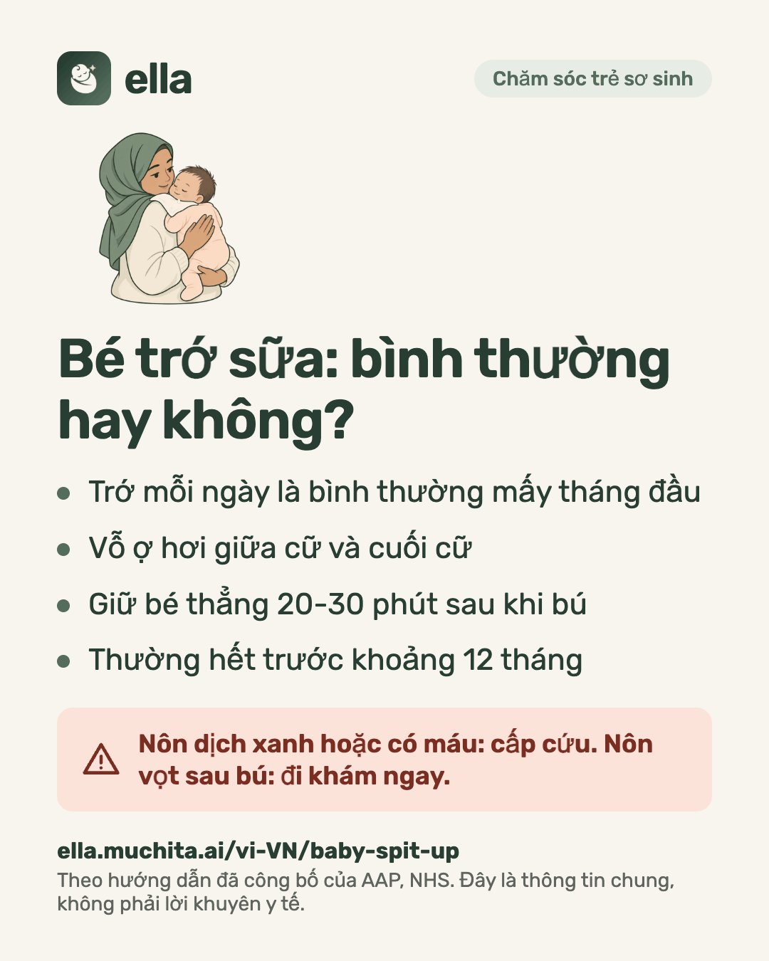 Bé trớ sữa: bình thường hay không?