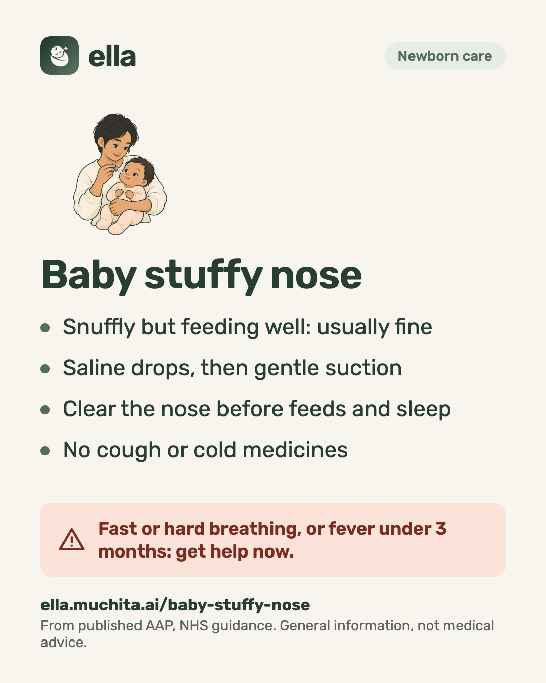 Baby stuffy nose