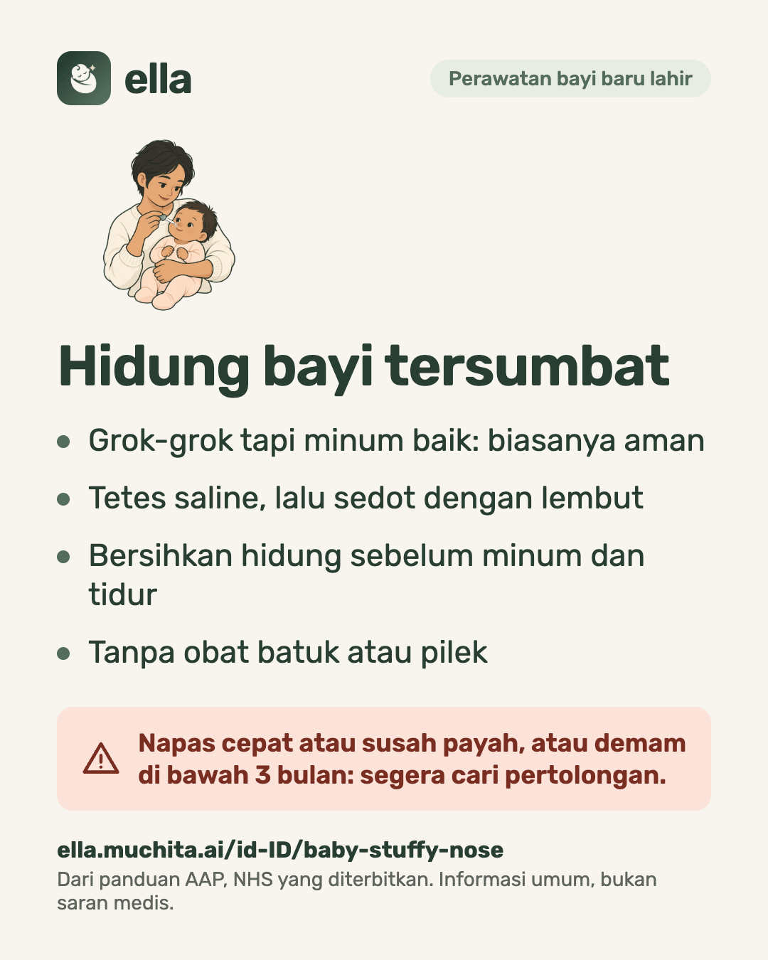 Hidung bayi tersumbat