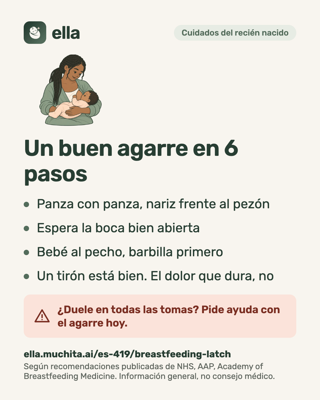 Un buen agarre en 6 pasos