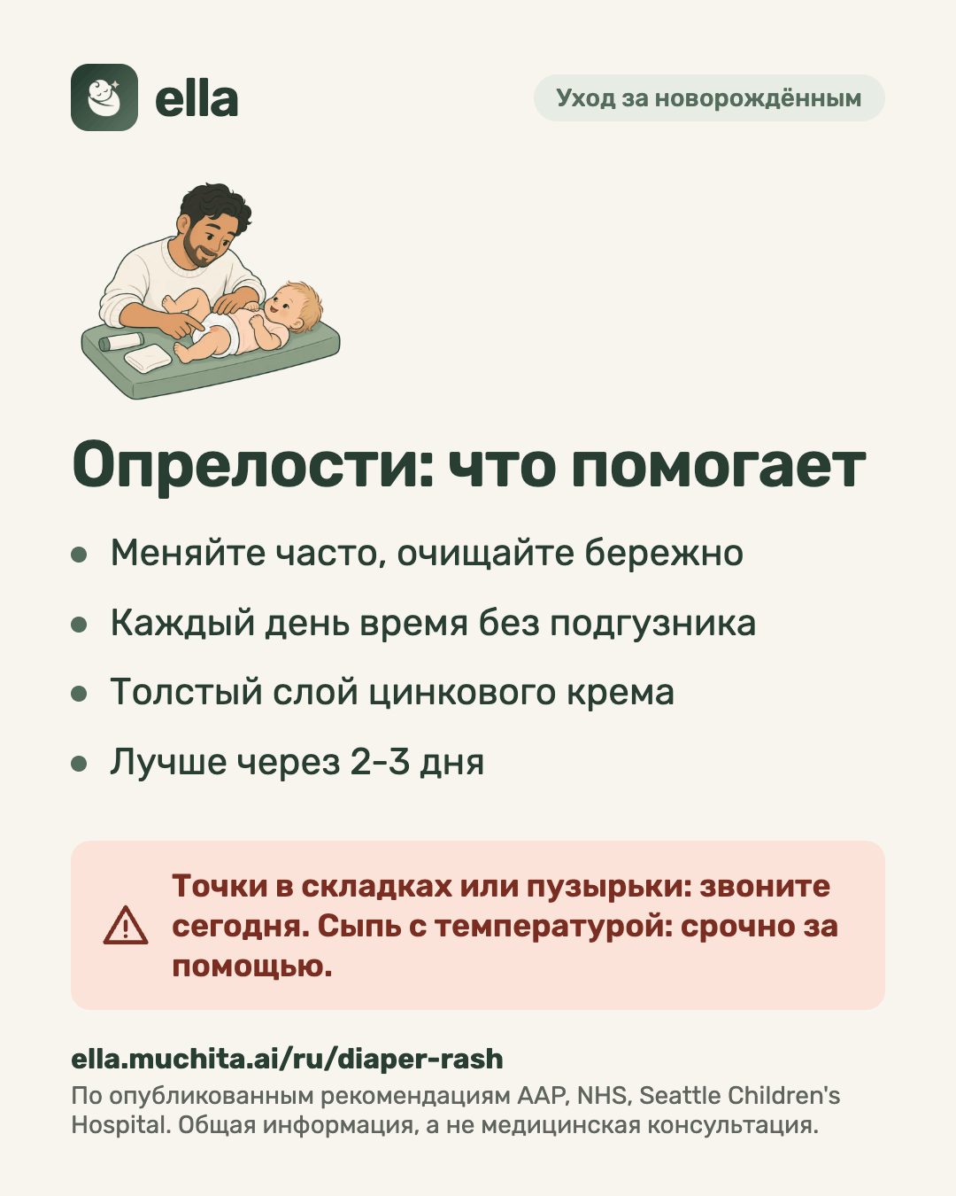 Опрелости: что помогает