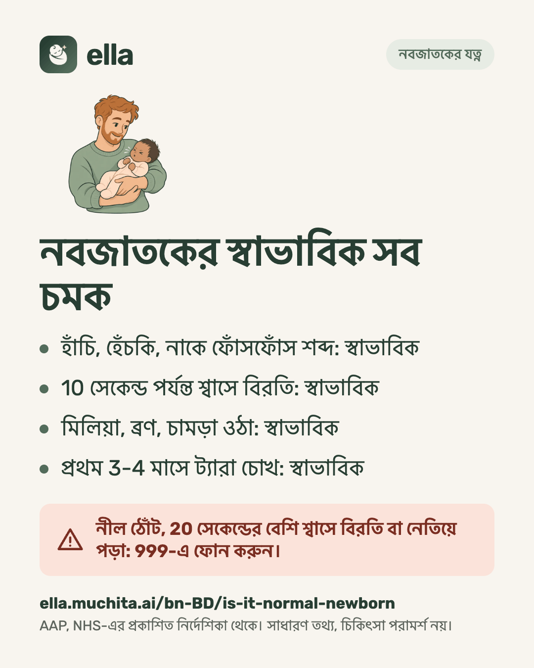নবজাতকের স্বাভাবিক সব চমক