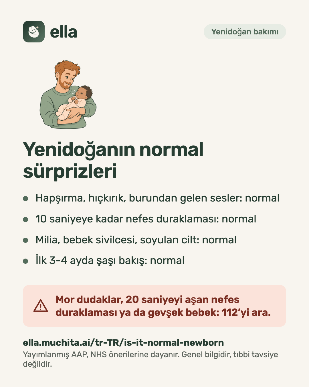 Yenidoğanın normal sürprizleri