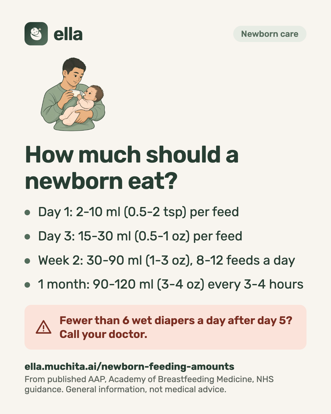 How much should a newborn eat?