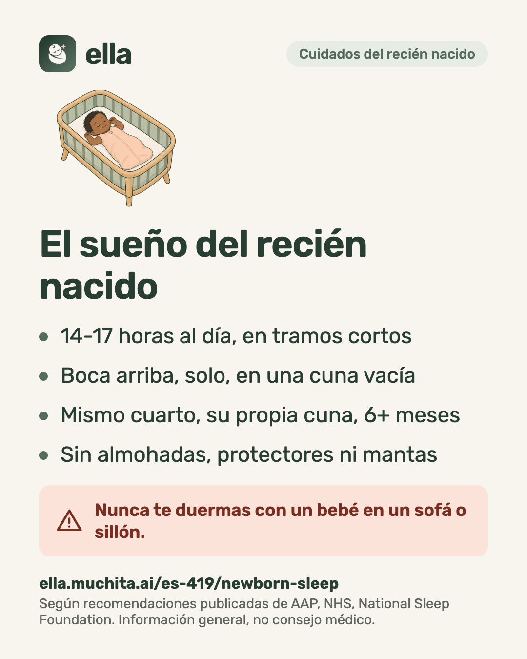 El sueño del recién nacido