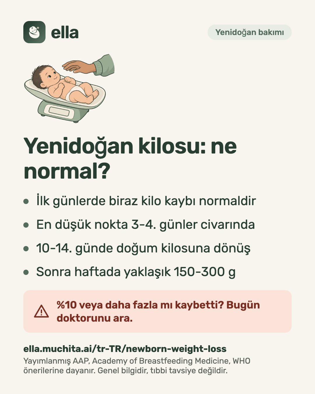 Yenidoğan kilosu: ne normal?