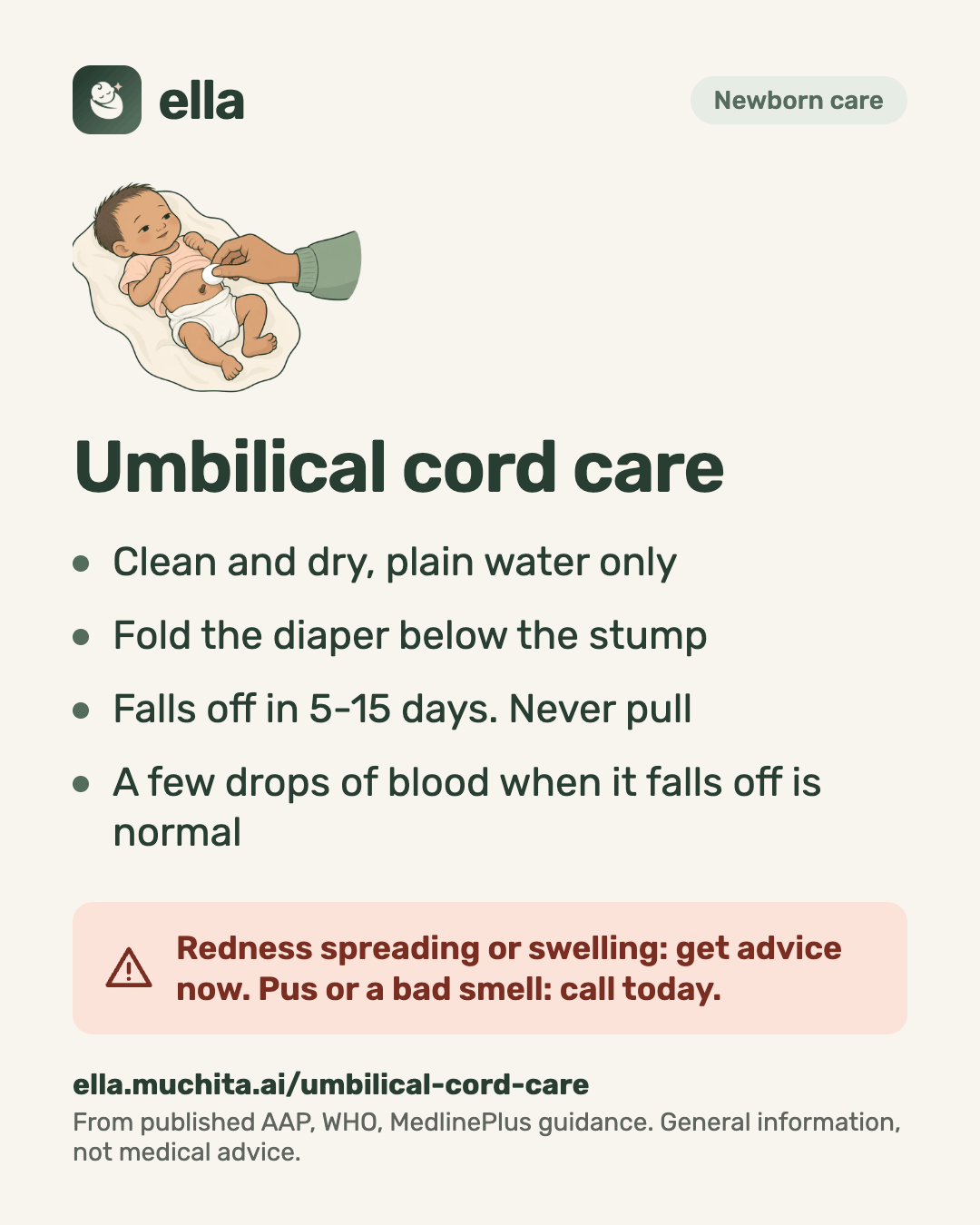 Umbilical cord care