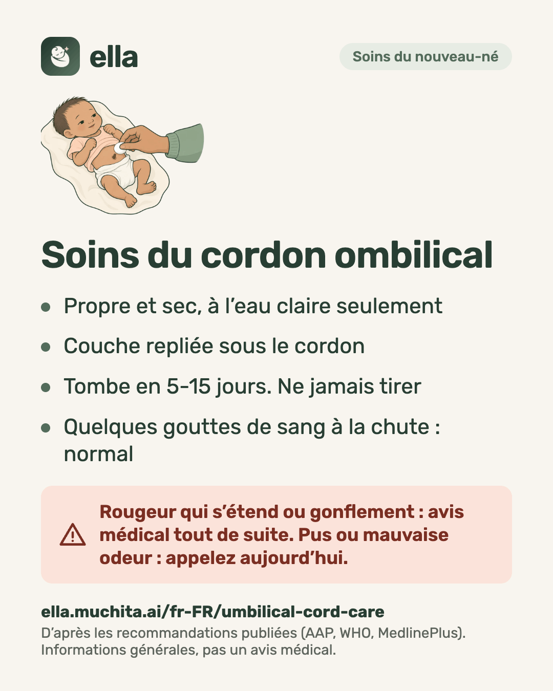 Soins du cordon ombilical