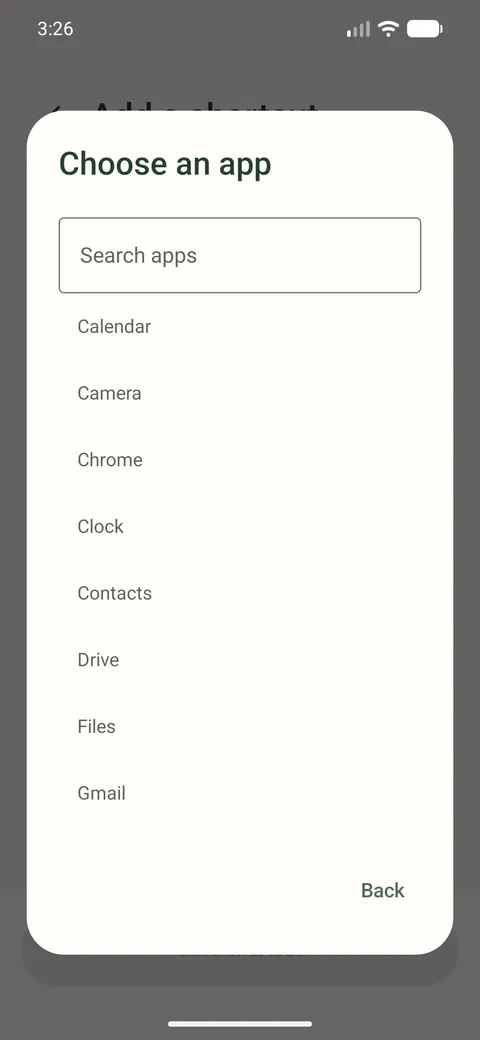 Android: Open an app, such as your baby monitor