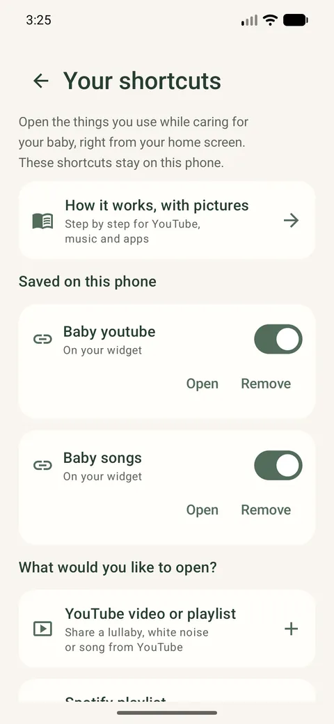 Android: Change or remove a shortcut