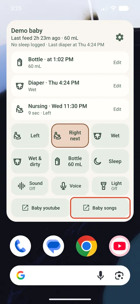 Android: 5. One tap, and it opens
